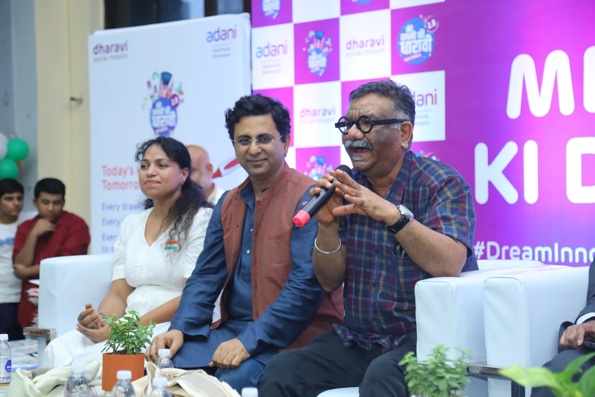 Mere Sapno Ki Dharavi 2.0 — Guest addressing the audience